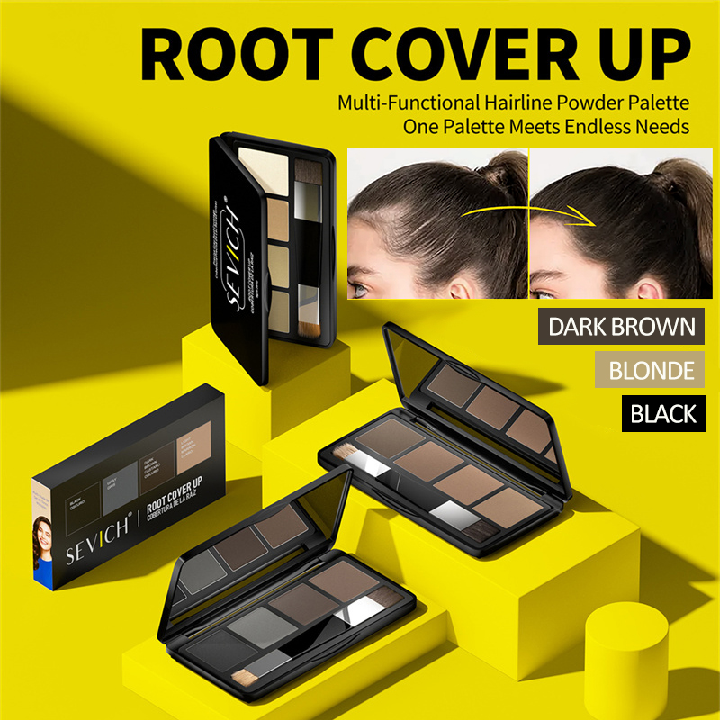 Rooting Hormone Powder - แป้งปิดผมบาง ปิดโคนผมขาว สีดำ ปกปิดผมบาง ปกปิดรากผม ปกปิดผมบางทันที