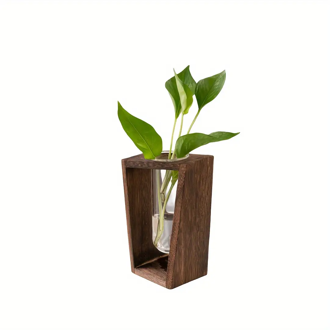 Propagation Station Vase - แจกันเพาะพันธุ์ไม้สไตล์โมเดิร์น - กระถางปลูกพืชแบบไฮโดรโปนิกส์สไตล์มินิมอลสำหรับตกแต่งบ้านและสำนักงาน