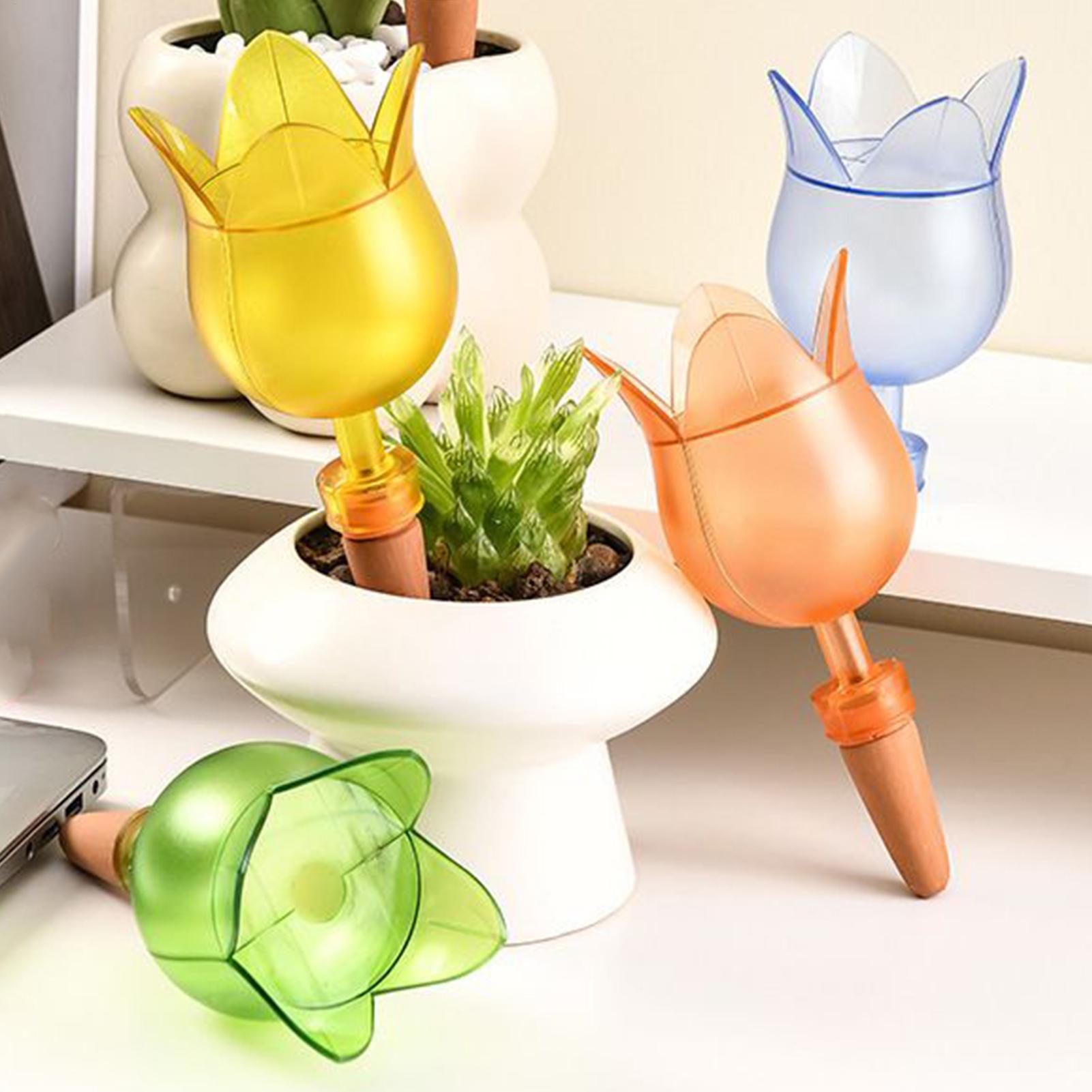 Self Watering Insert - อุปกรณ์รดน้ำต้นไม้แบบอัตโนมัติ แท่งรดน้ำต้นไม้แบบหยดน้ำอัตโนมัติ ระบบชลประทานแบบหยดน้ำอัตโนมัติ อุปกรณ์รดน้ำ เครื่องมือทำสวน