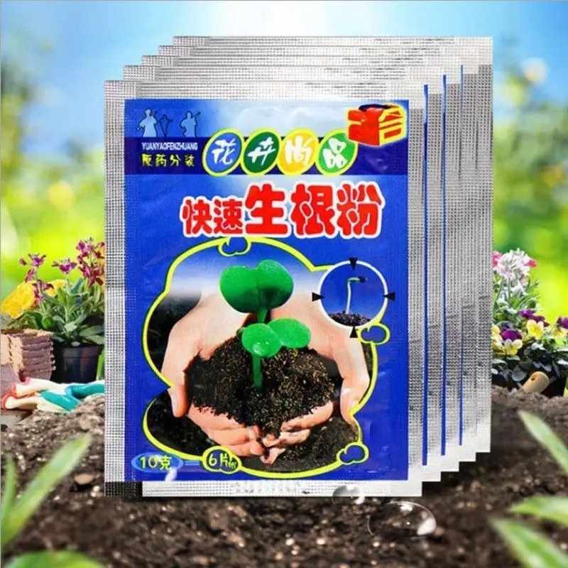 Rooting Hormone Powder - ผงเร่งราก 5 ชิ้น สารเร่งรากสำหรับพืช ฮอร์โมนเร่งราก สำหรับเพาะเมล็ดและเพาะชำ