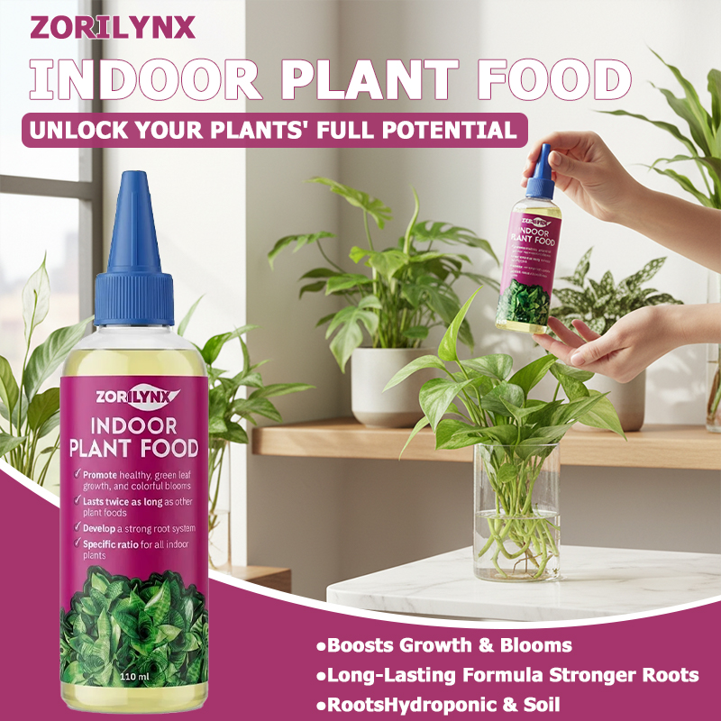 Root Stimulator Liquid - สารกระตุ้นการรากสำหรับพืชในบ้าน ปุ๋ยน้ำเพื่อการเจริญเติบโตที่เร็วขึ้น ดอกไม้หลากสี บำรุงใบเขียว ZORILYNX 110