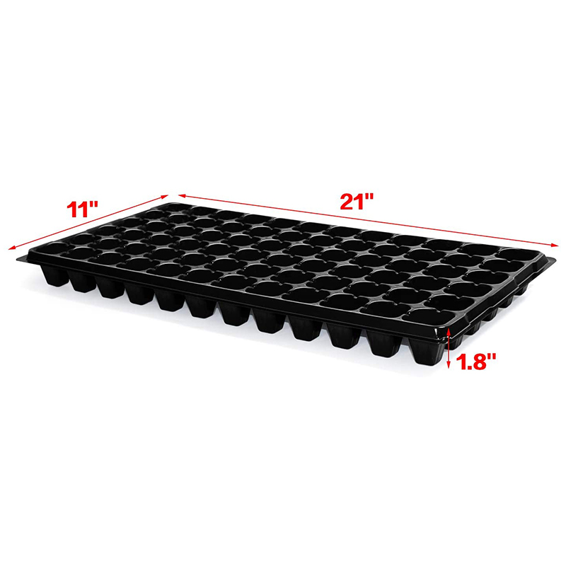 Propagation Tray 72 - Starter10 Pack ถาดเมล็ด, 72 เซลล์ถาดต้นกล้าพร้อมรูระบายน้ํา, ชุดเมล็ดแบบใช้ซ้ําได้,