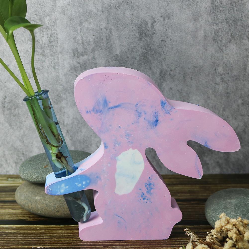 Propagation Station Vase - แม่พิมพ์แจกันดอกไม้รูปกระต่าย 1 ชิ้น ชุดทำเรซิ่น DIY สำหรับเทศกาลอีสเตอร์