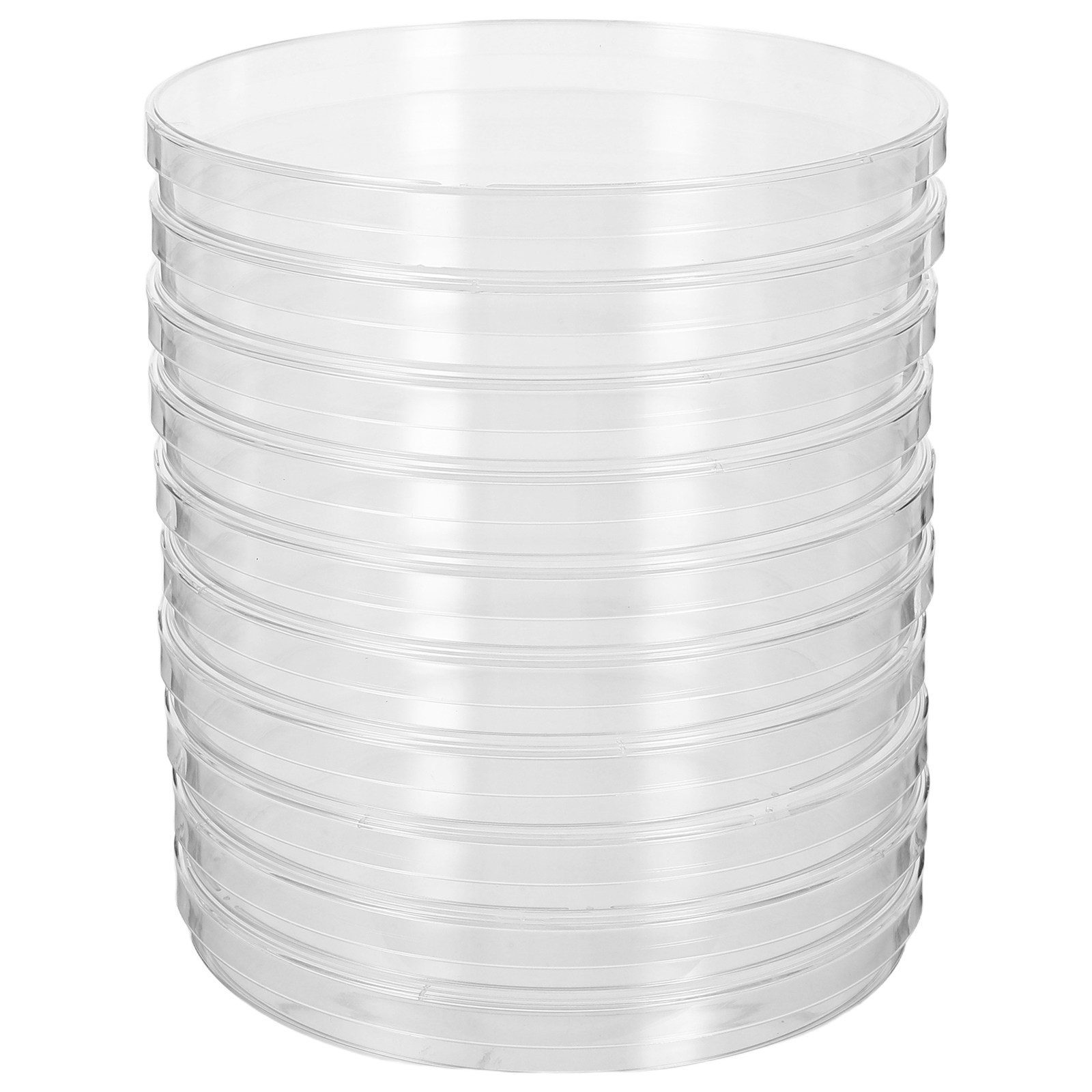Agar Tissue Culture - จานเพาะเชื้อเพ็ทรีพลาสติกใส 10 ชิ้น ขนาดเส้นผ่านศูนย์กลาง 14.3 ซม.