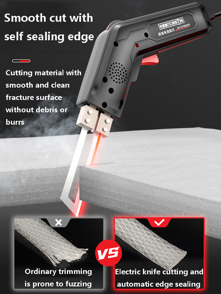 Cutting Board Foam - เครื่องตัดโฟมไฟฟ้ากำลังสูง เครื่องตัดโฟมพลาสติก KT บอร์ด อุปกรณ์ตัดฟองน้ำ มีดตัดแบบใช้ความร้อน