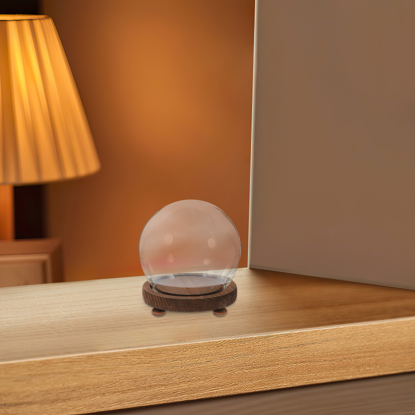 ฝาครอบแก้วทรงกลม โดมใส กล่องโช - Plastic Dome Clear บทวิจารณ์และราคา