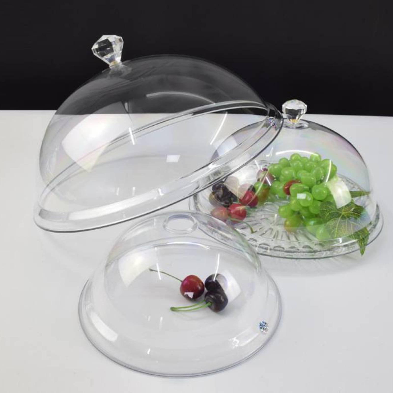 ฝาครอบอาหารใสสำหรับแช่เย็น ฝาค - Plastic Dome Clear บทวิจารณ์และราคา