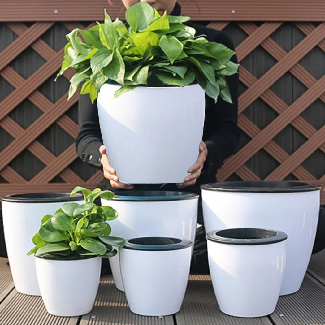 Lazy ดอกไม้หม้อรดน้ำกระถางดอกไ - Self Watering Insert บทวิจารณ์และราคา