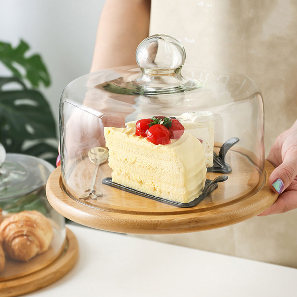ฝาครอบเค้กแก้วใสขนาด 21 ซม. สำ - Plastic Dome Clear บทวิจารณ์และราคา