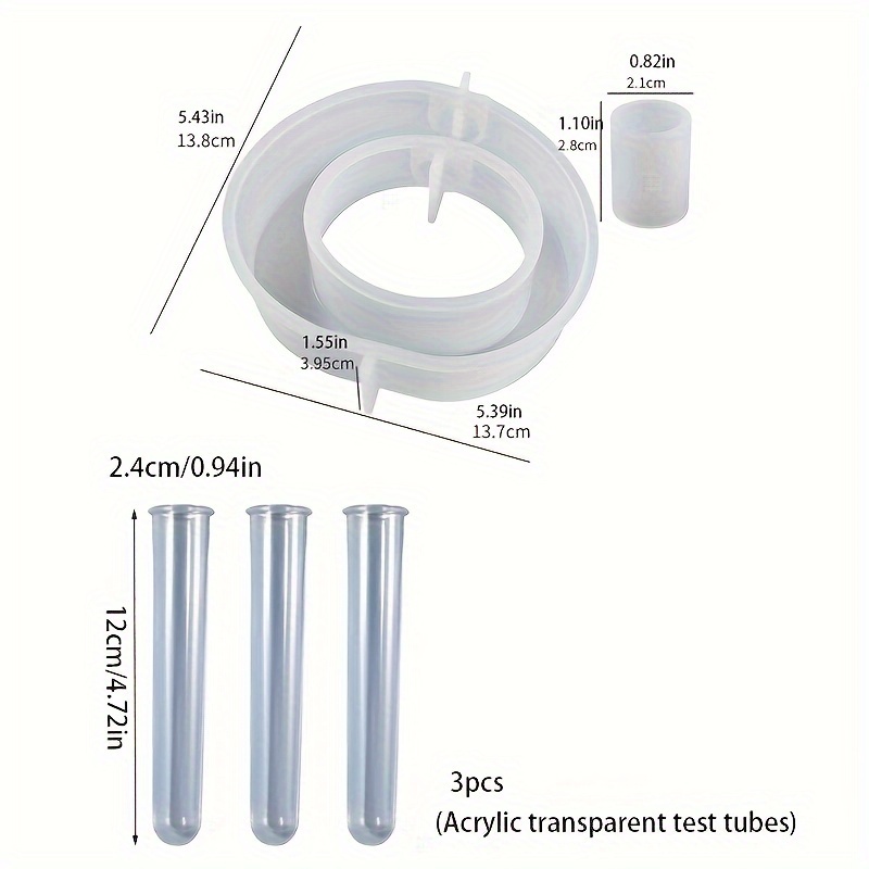 4PCS แจกันดอกไม้แม่พิมพ์ซิลิโค - Propagation Station Vase บทวิจารณ์และราคา