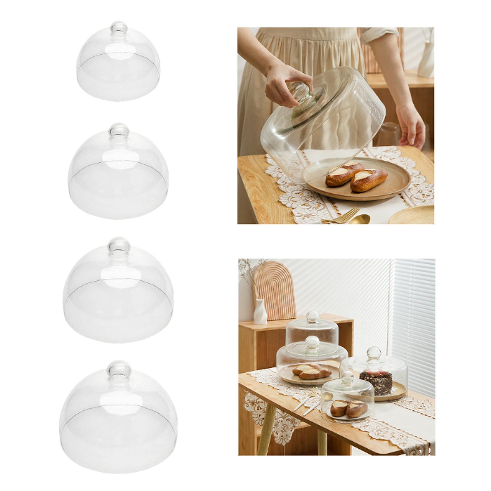 โดมแก้วใสสำหรับเค้ก ฝาครอบจานเ - Plastic Dome Clear บทวิจารณ์และราคา