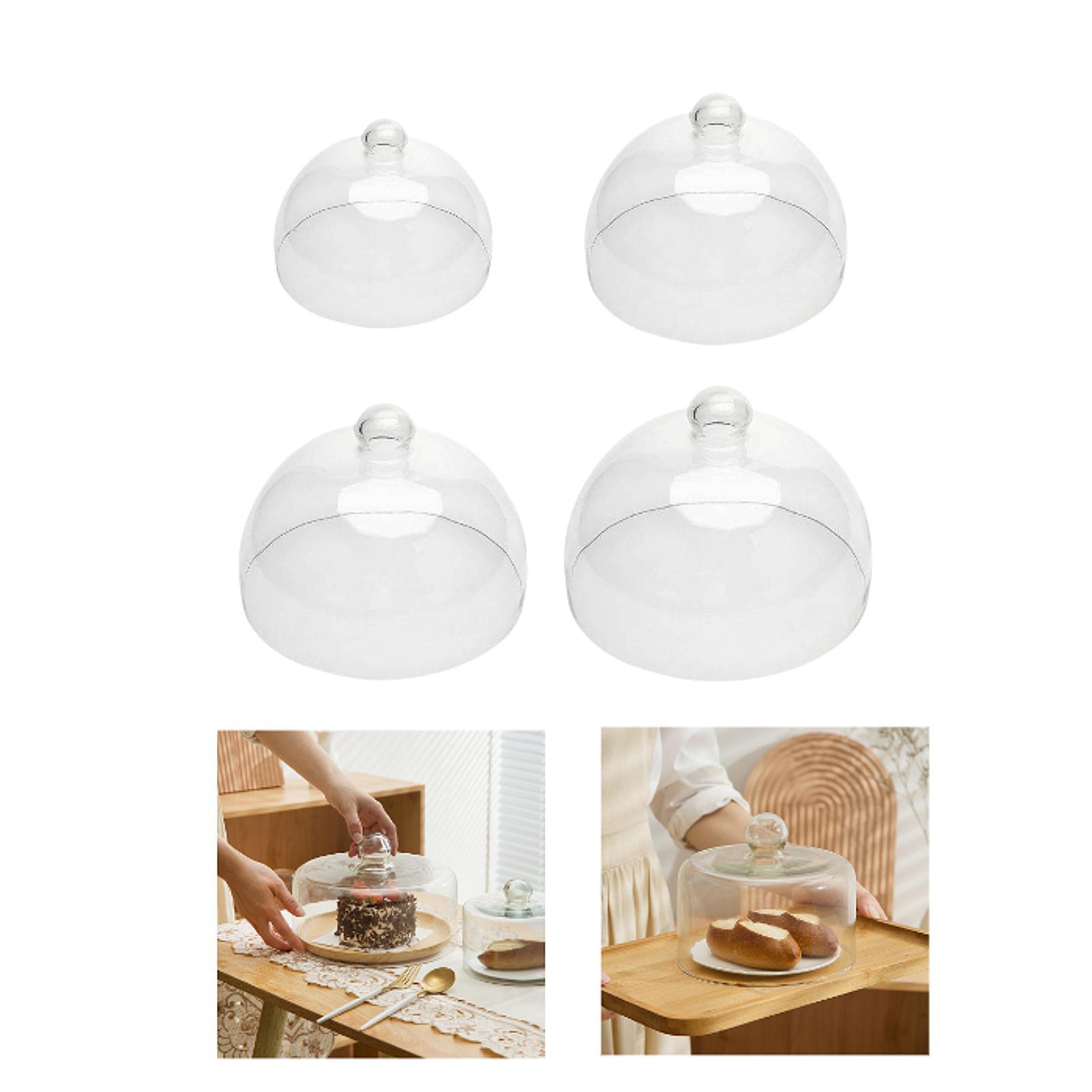โดมแก้วใสสำหรับเค้ก ฝาครอบจานเ - Plastic Dome Clear บทวิจารณ์และราคา