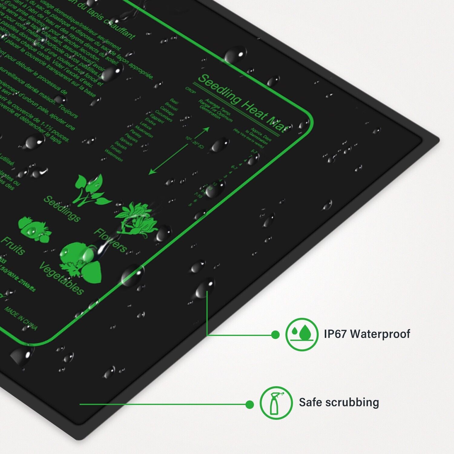 แผ่นทำความร้อนสำหรับต้นกล้า LE - Heat Mat Seedling บทวิจารณ์และราคา