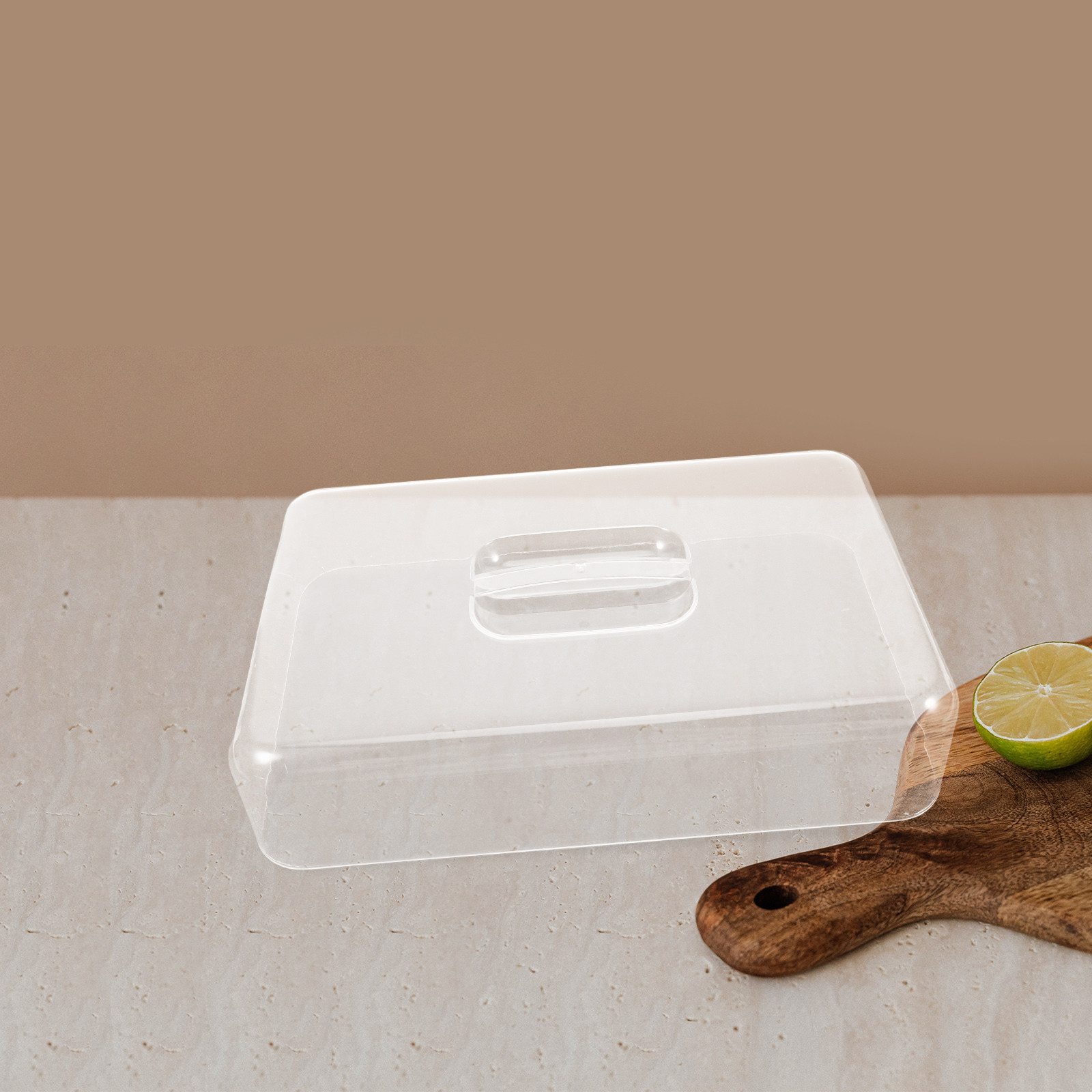 ฝาครอบเค้กอะคริลิกใสทรงสี่เหลี - Plastic Dome Clear บทวิจารณ์และราคา