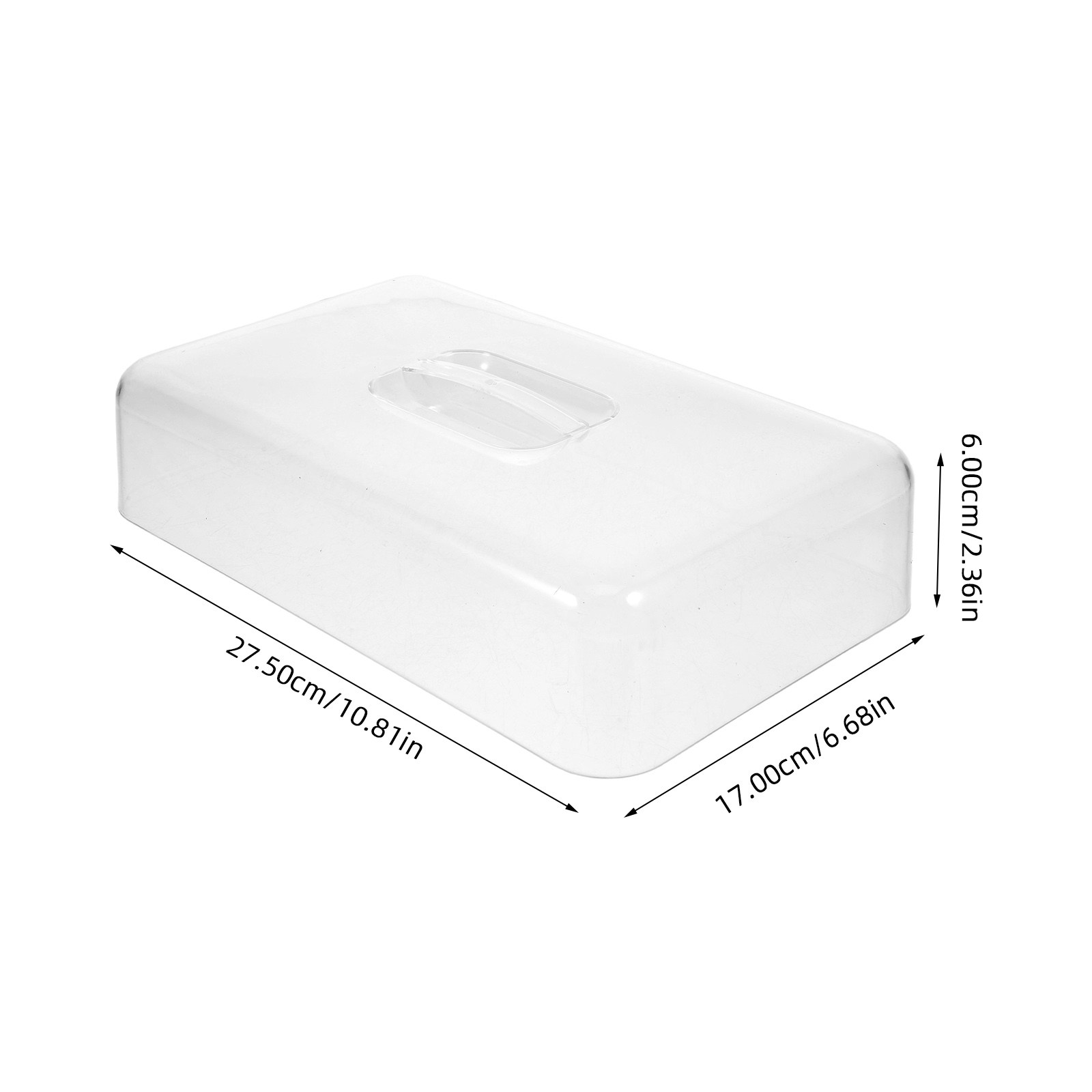 ฝาครอบเค้กอะคริลิกใสทรงสี่เหลี - Plastic Dome Clear บทวิจารณ์และราคา