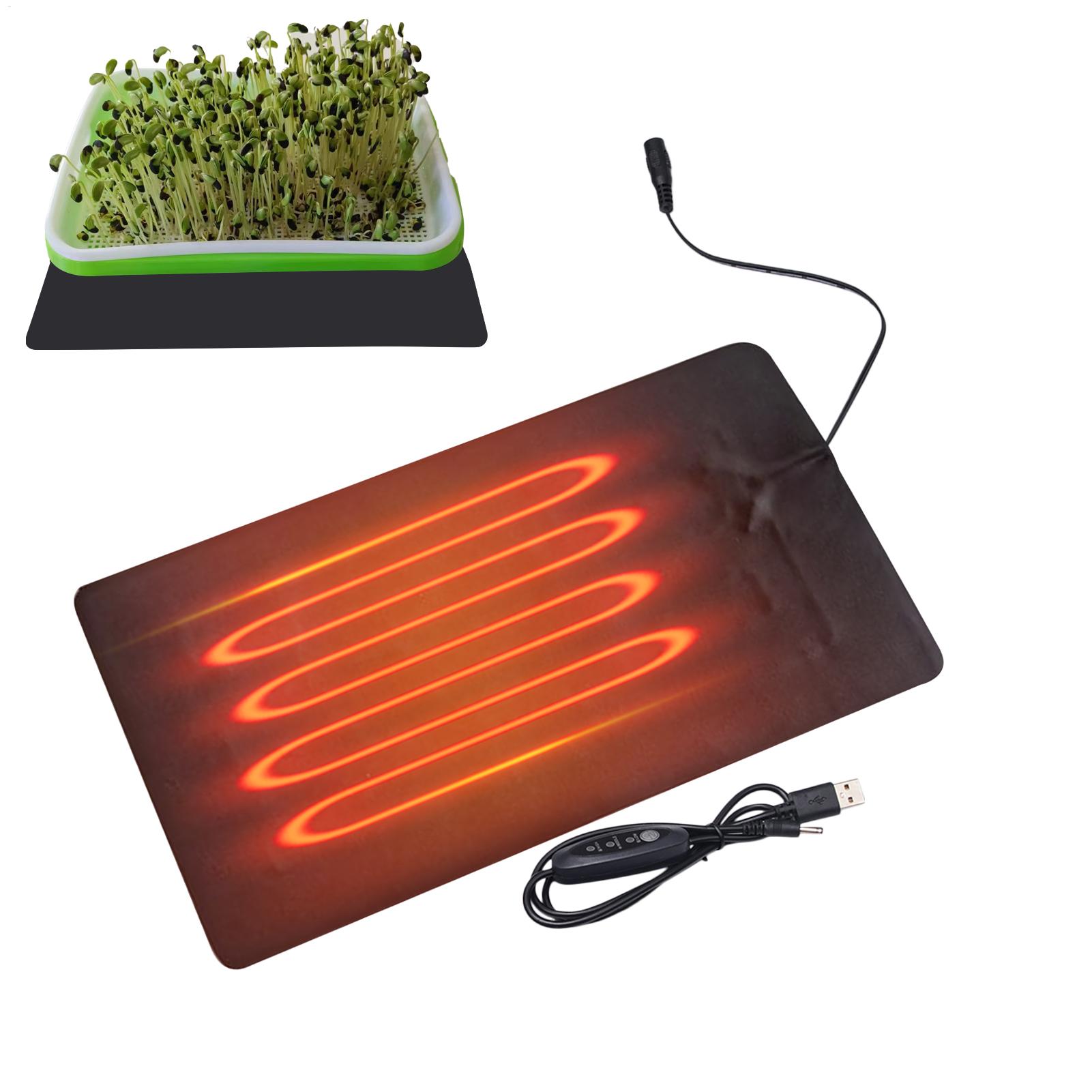 8.5W USB ต้นกล้าเสื่อความร้อน  - Heat Mat Seedling บทวิจารณ์และราคา
