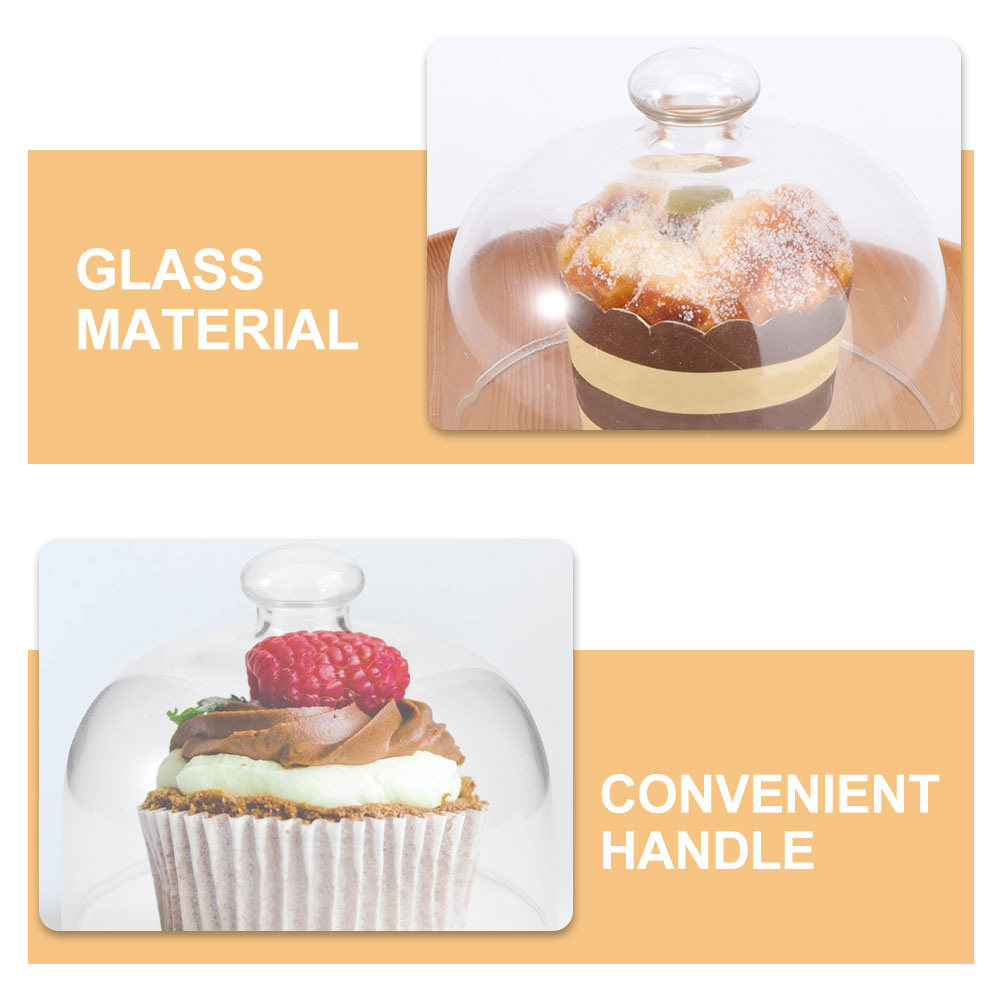 ฝาครอบเค้กแก้วใส 2 ชิ้น ป้องกั - Plastic Dome Clear บทวิจารณ์และราคา