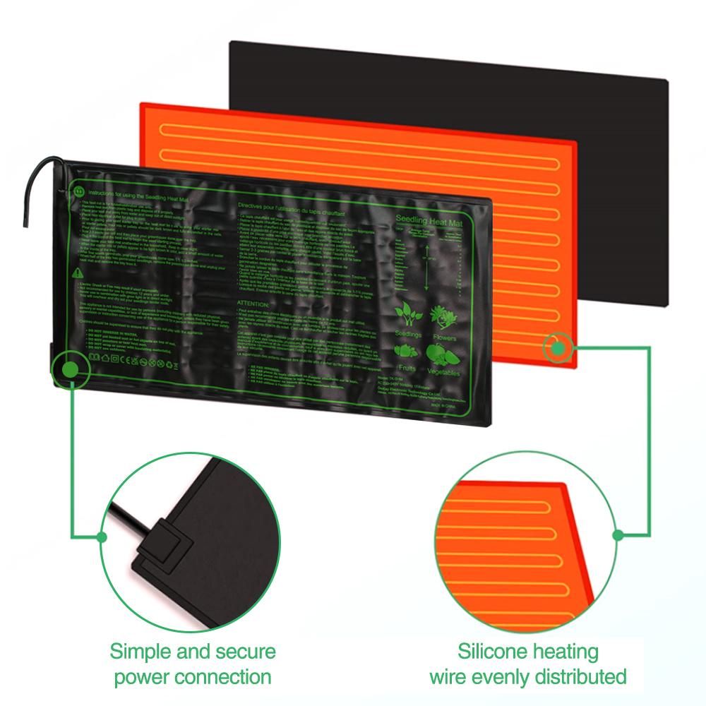 ต้นกล้าความร้อน Pad 3ขนาดกันน้ - Heat Mat Seedling บทวิจารณ์และราคา