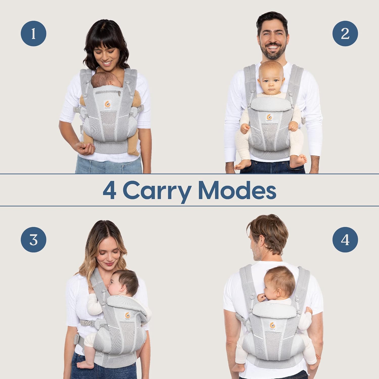 เป้อุ้มเด็ก Ergobaby All Carry - Rooting Gel Clone บทวิจารณ์และราคา
