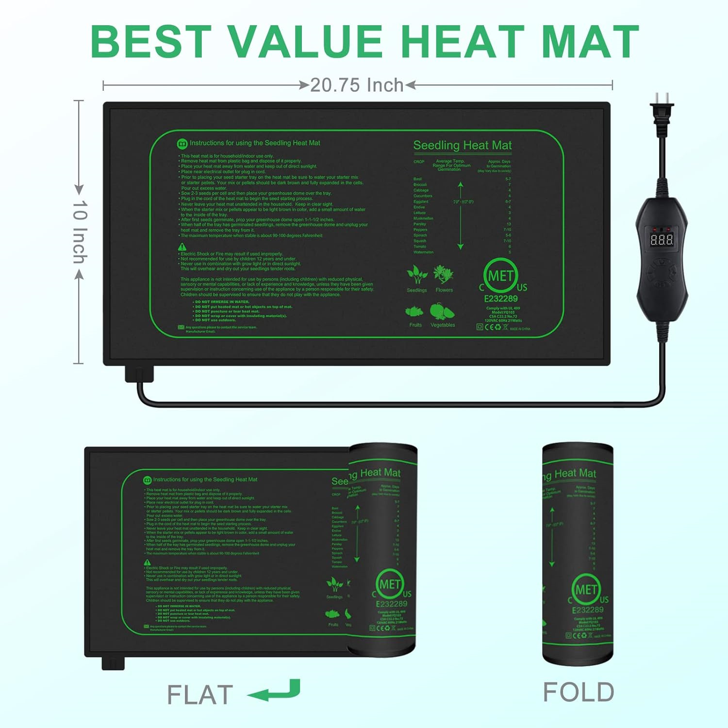 แผ่นทำความร้อนสำหรับต้นกล้าพร้ - Rooting Gel Clone บทวิจารณ์และราคา