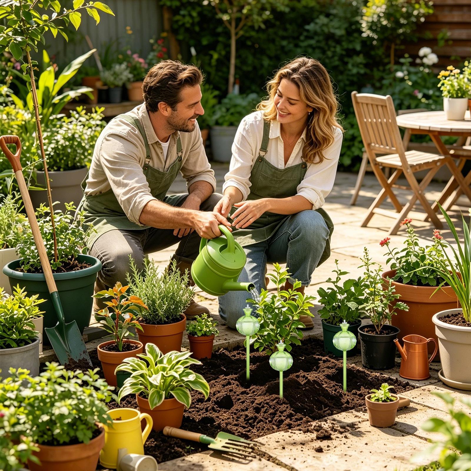 เสาให้น้ำต้นไม้แบบปล่อยน้ำช้า  - Self Watering Insert บทวิจารณ์และราคา