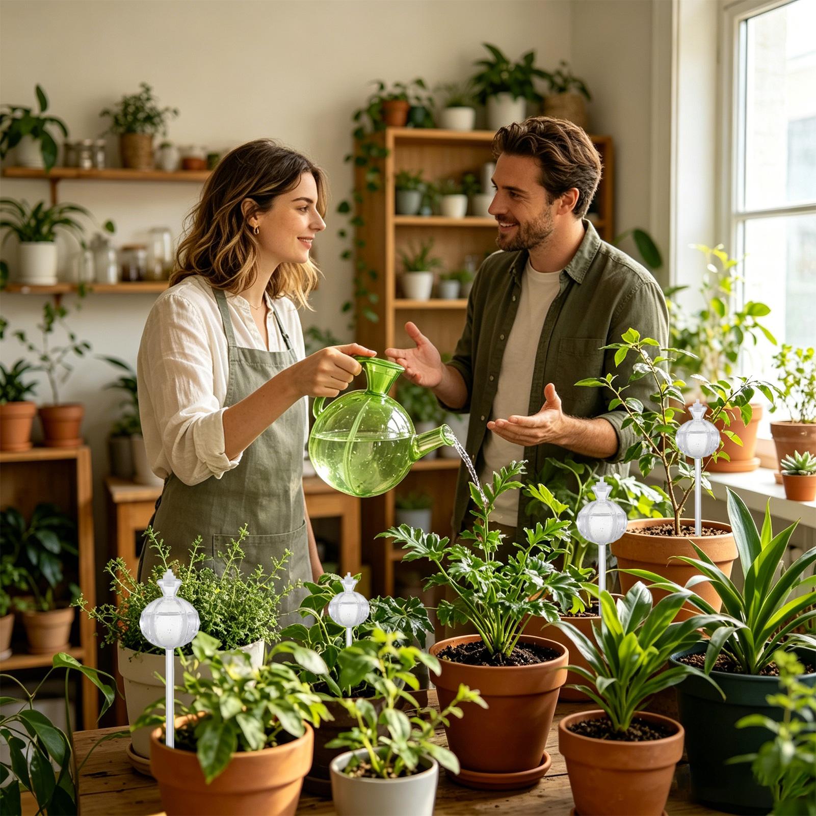 เสาให้น้ำต้นไม้แบบปล่อยน้ำช้า  - Self Watering Insert บทวิจารณ์และราคา