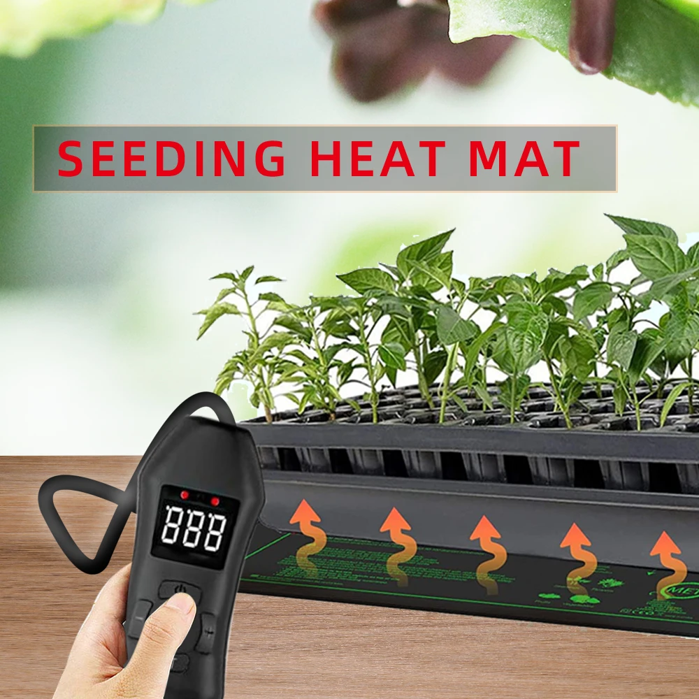 50W EU-US/UK/AU ปรับเทอร์โมสตั - Heat Mat Seedling บทวิจารณ์และราคา