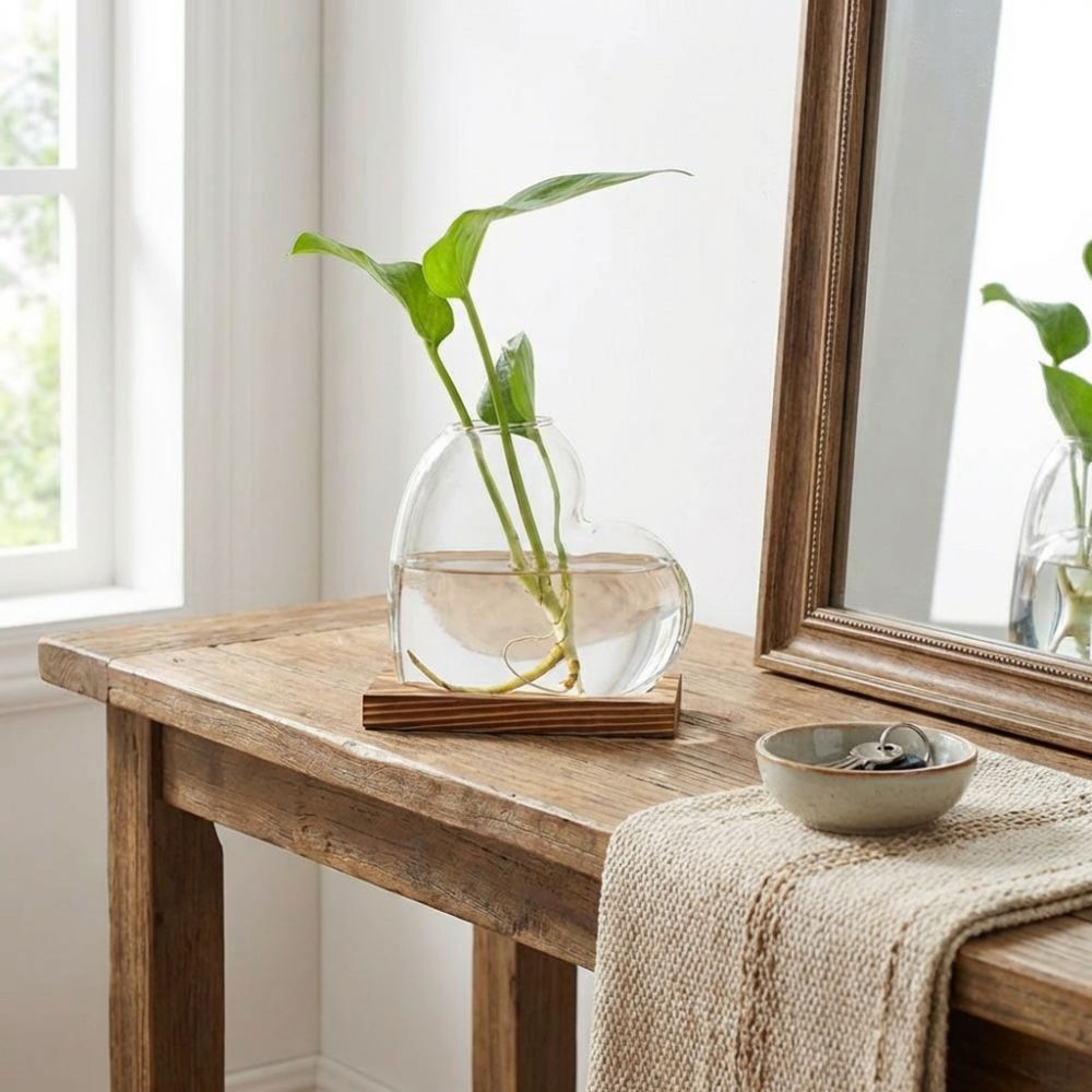 แจกันแก้วไฮโดรโปนิกส์ใส พร้อมฐ - Propagation Station Vase บทวิจารณ์และราคา