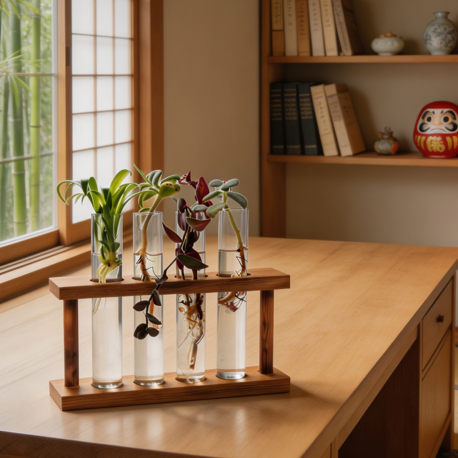 แท่นเพาะพันธุ์ไม้พร้อมที่วางแจ - Propagation Station Vase บทวิจารณ์และราคา