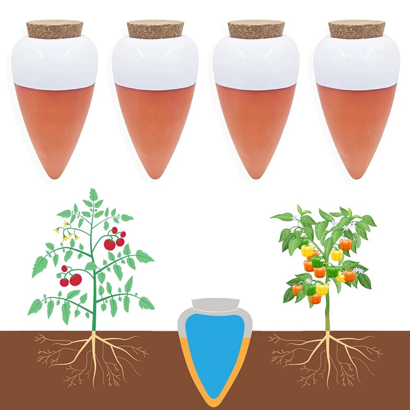 ลูกบอลรดน้ำพืชทำจากดินเผาบัวรด - Self Watering Insert บทวิจารณ์และราคา